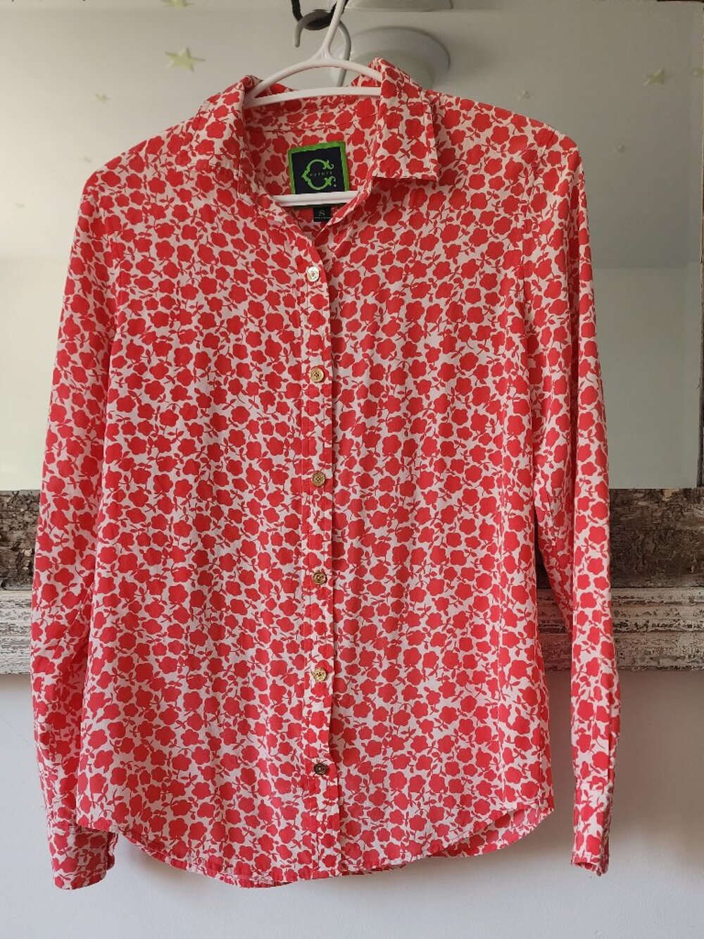 Floral Button-Down Blouse